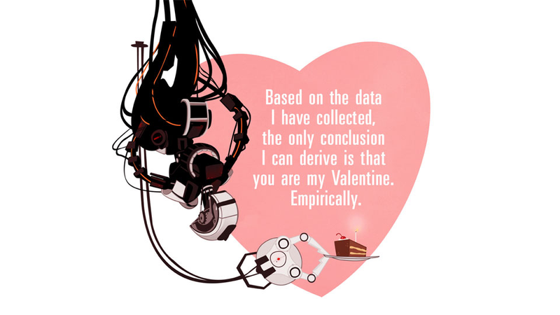 Illustration for article titled Nothing Says "I Love You" Like Portals And Evil Robots